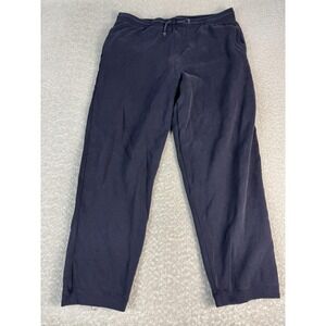 Vintage Polo By Ralph Lauren Sweatpants Mens Large Blue 100% Cotton Knit Lounge